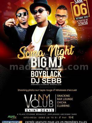 Big MJ & Boy Black Vinyl Club Saint Denis