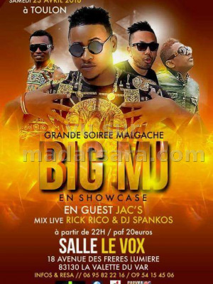 Big MJ en concert à la Salle Le Vox Toulon