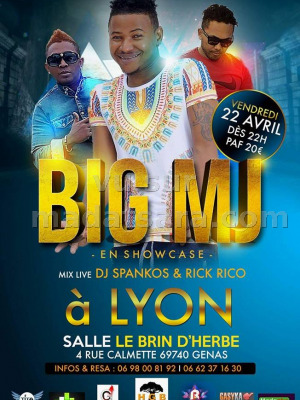 Big Mj en concert à Lyon - Salle Le Brin d'Herbe