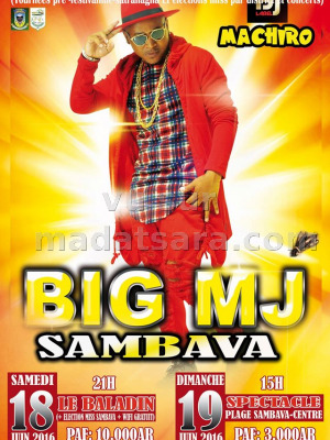 Big MJ - en concert à La Plage Sambava Centre