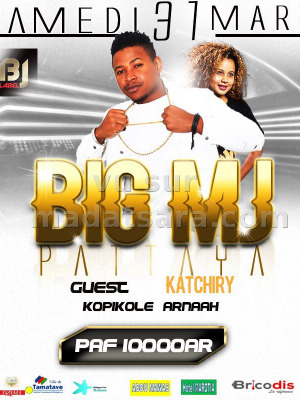 Big MJ‍ en show case au Night Club Pattaya Toamasina‍