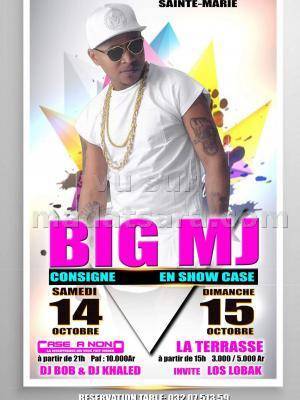 Big MJ en show case Discothèque Case A Nono Sainte-Marie - La Terasse Chez Aline Sainte-Marie
