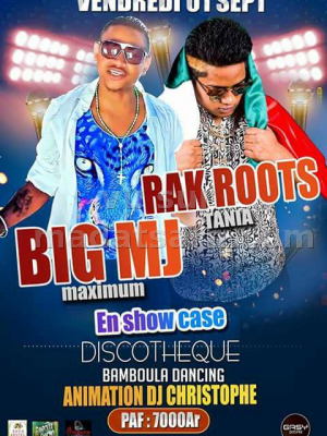 Big MJ‍ & Rak Roots‍ en show case au Bamboula - Antalaha‍