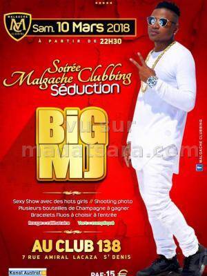 Big MJ soirée malgache clubbing seduction Club 138 - La Réunion