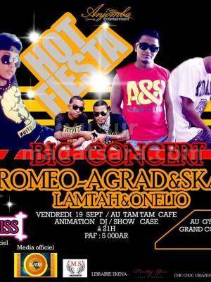 Big concert avec Agrad, Skaiz, Lamtah et One Lio au Tam Tam Café Tuléar