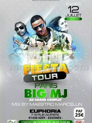 Big MJ au grand complet en concert Big Fiesta Tour Paris à l'Euphoria Igny