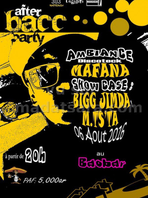 Bigg Jimda, M.Ts'Ta - Ambiance discothèck - Baobar - after BACC