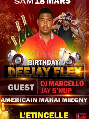 Birthday Dj Flex‍ - L'étincelle Diégo Suarez