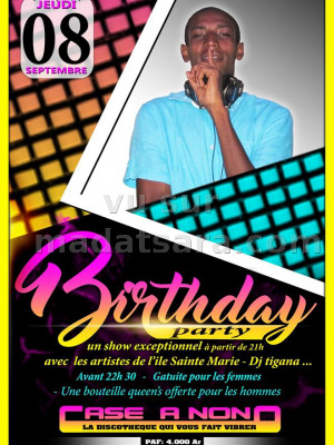 Birthday party - Case a Nono Sainte Marie