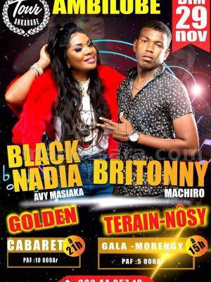 Black Nadia & Britonny Golden Night Ambilobe - Terrain Nosy Ambilobe