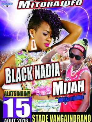 Black Nadia en concert à Vangaindrano