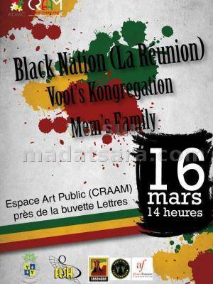 Black Nation, Voot's Kongregation & Mem's Family - Espace Art Public (CRAAM)