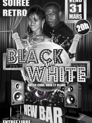 Black & white - New Bar Diégo Suarez‍