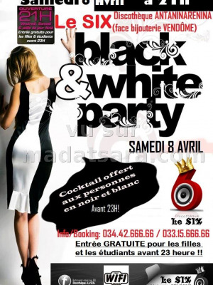 Black & white party - Le SIX‍