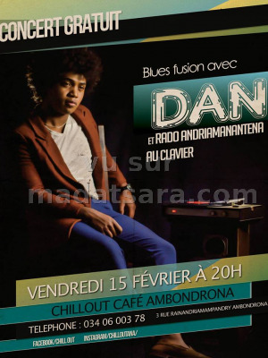 Blues fusion avec Rado andriamanantena‍ - Chillout Café Ambondrona‍
