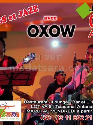 Blues et Jazz avec Oxow au Trass Tsiadana