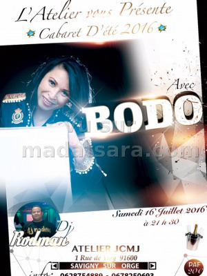 Bodo - cabaret d'été à l'Atelier JCMJ Savigny Sur Orge