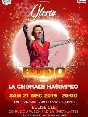 Bodo & Chorale Hasimpeo - Eglise Cle Lattes
