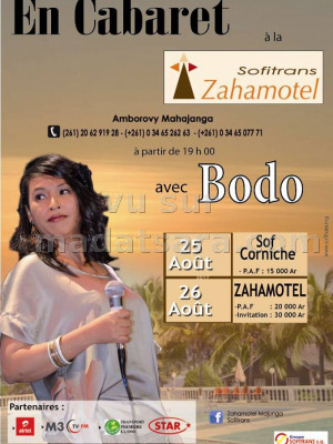 Bodo‍ en cabaret Zahamotel Mahajanga Amborovy‍
