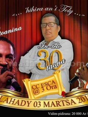 Bodo & Rija ramanantoanina hihira an'i Toly CCESCA Antanimena