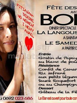 Bodo Diner Spectacle fête des mères à La Réunion.
Quelques vidéos de Bodo.
[videos artiste=bo