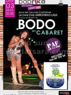 Bodo en cabaret au Paprika