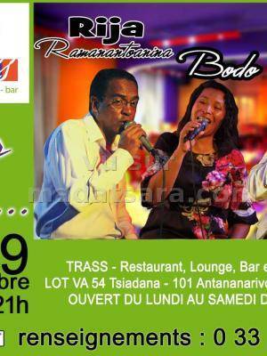 Bodo, Rija Ramanantoanina et Mahery en concert au Trass
