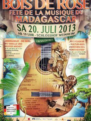 Bois de Rose - Fête de la musique Dama Mahaleo, Olombelo Ricky, Tanjona, Claus Boesser-Ferrari