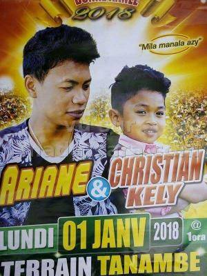 Bonne année 2018 avec Ariane & Christian K Terrain Tanambe