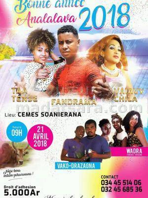 Bonne année Analalava - Fandrama, Taa Tense, Vaiavy Chila, Wadra, Vako-drazagna - CEMES Soanierana