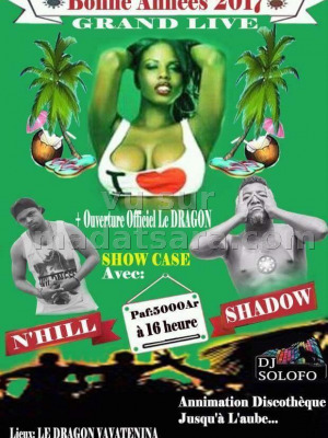 Bonne année grand live - avec Shadow‍ et N'Hill - Le Dragon Vavatenina