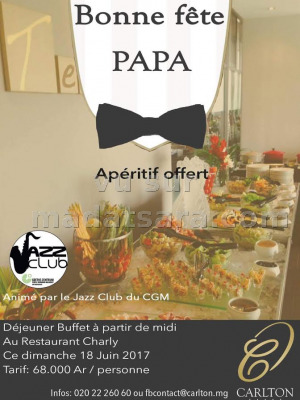 Bonne fête papa animé par le jazz club cgm‍ - Hotel Carlton‍