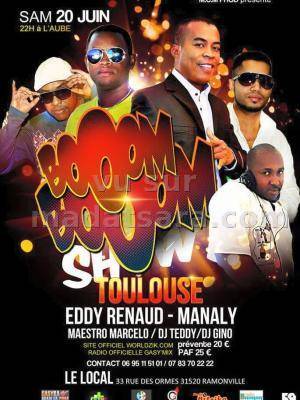 Boom Boom avec Eddy Renaud, Manaly à Toulouse Le Local Ramonville