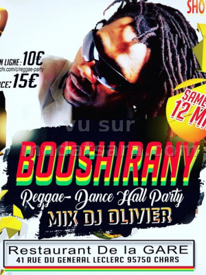 Booshirany‍ en show case Café Bar Restaurant de la gare Chars‍