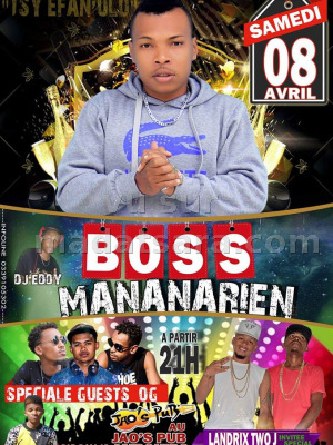Boss Mananarien‍ en concert au JAO'S PUB‍