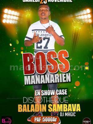 Boss Mananarien en show case au Baladin Sambava