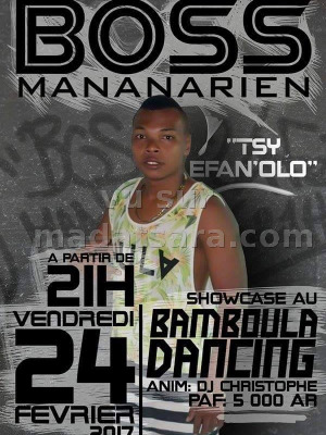 Boss Mananarien‍ en show case au Bamboula - Antalaha‍