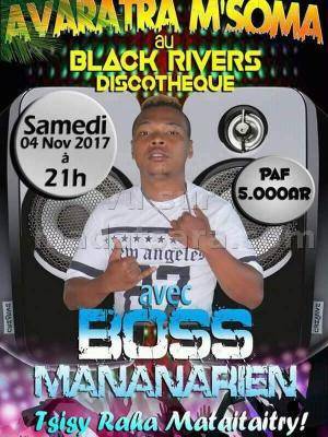 Boss Mananarien en show case Black Rivers Foulpointe Madagasikara