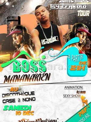 Boss Mananarien‍ en showcase Case A Nono‍ Sainte Marie