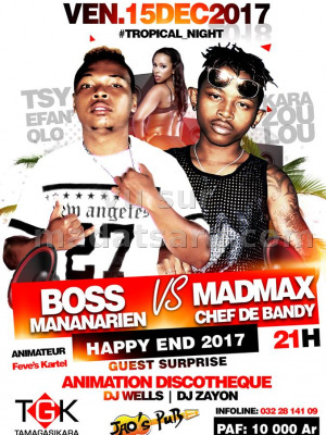 Boss Mananarien‍ & Madmax‍ en show case Tropical night - JAO'S PUB‍
