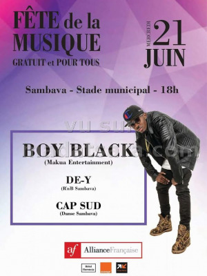 Boy Black‍ fête de la musique - Stade Municipal Sambava