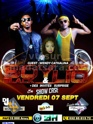 Boy Black‍ & One Lio‍ en show case  JAO'S PUB‍