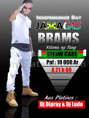 Brams‍ en show case au Discothèque Jamagas Antalaha‍