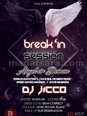 Break'in session angel of demon - Kudeta urban Club‍