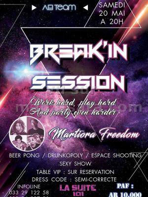 Break'in Session avec Malm Martiora‍ - La suite 101 Antaninarenina‍