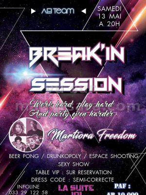 Break'in session avec Martiora Freedom‍ - La suite 101 Antaninarenina‍