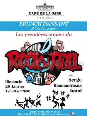 Brunch dansant retro nostalgie les premières années du rock'n roll Café de la Gare Soarano