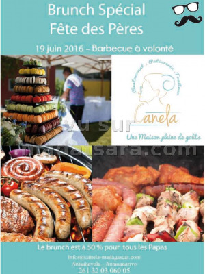 Brunch spécial fête des pères au Canela