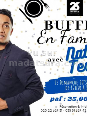 Buffet en famille avec Nate Tex‍ - Karibotel Twenty Six 26‍