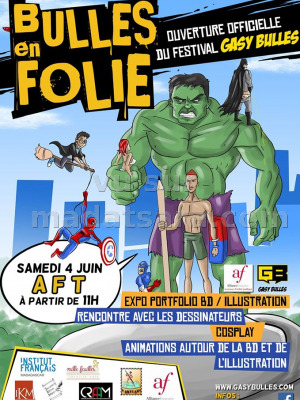 Bulles en folie - ouverture officielle du festival Gasy Bulles - AFT Andavamamba